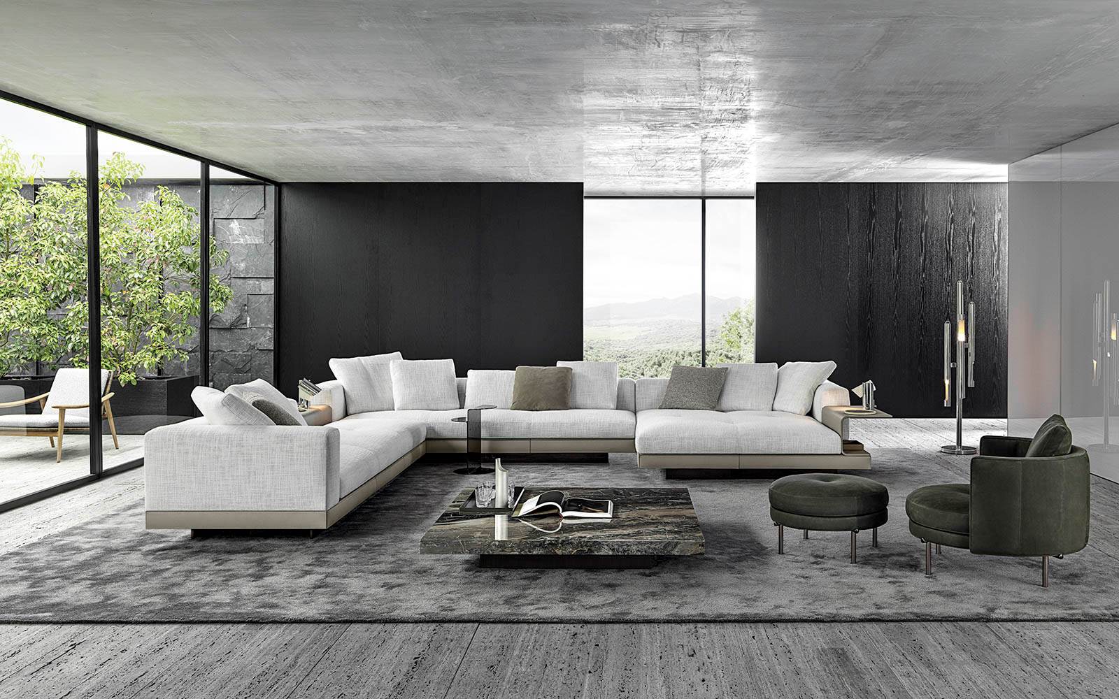 Minotti Диван Connery от Minotti — в интерьере