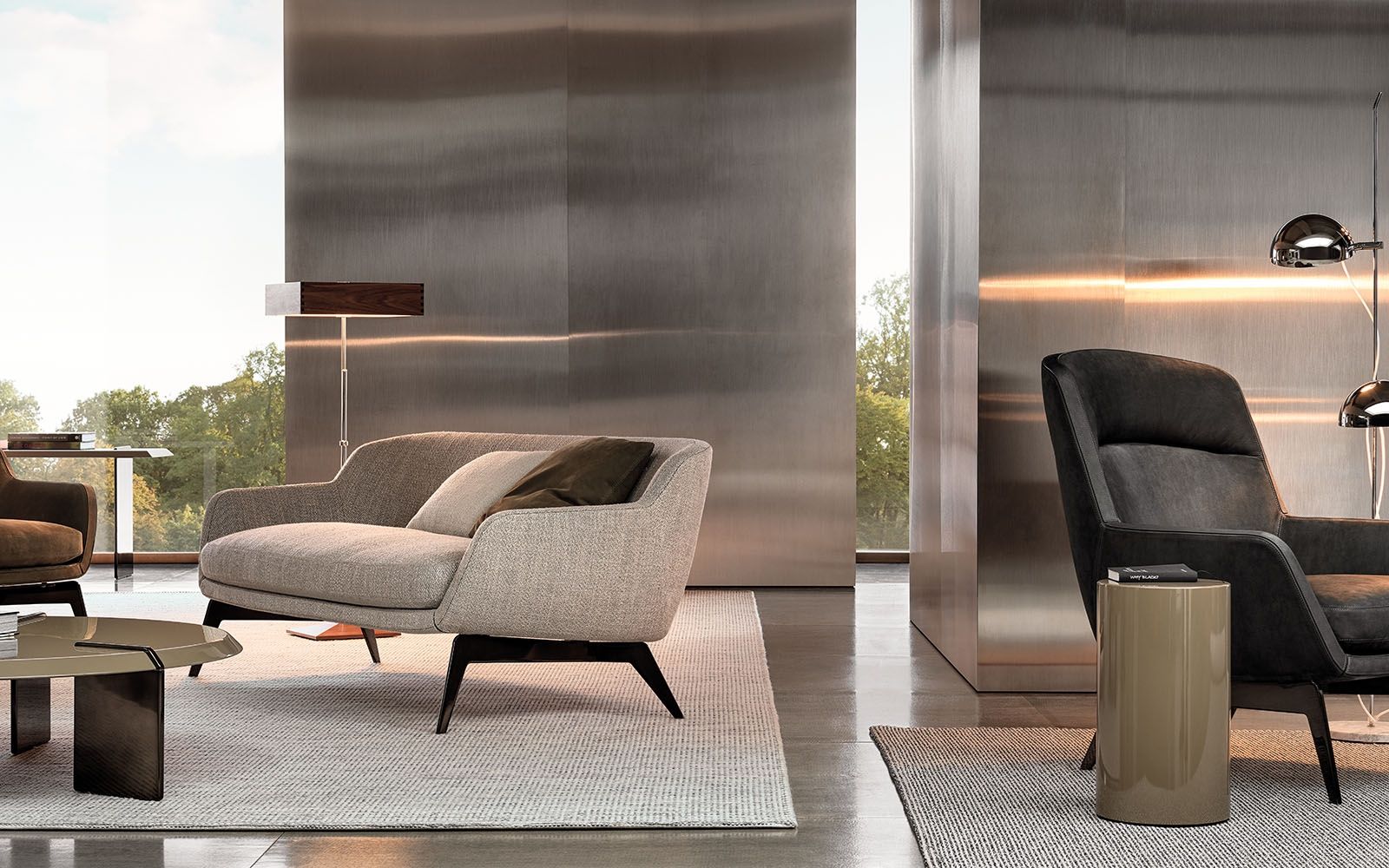 Minotti Диван Belt от Minotti — в интерьере