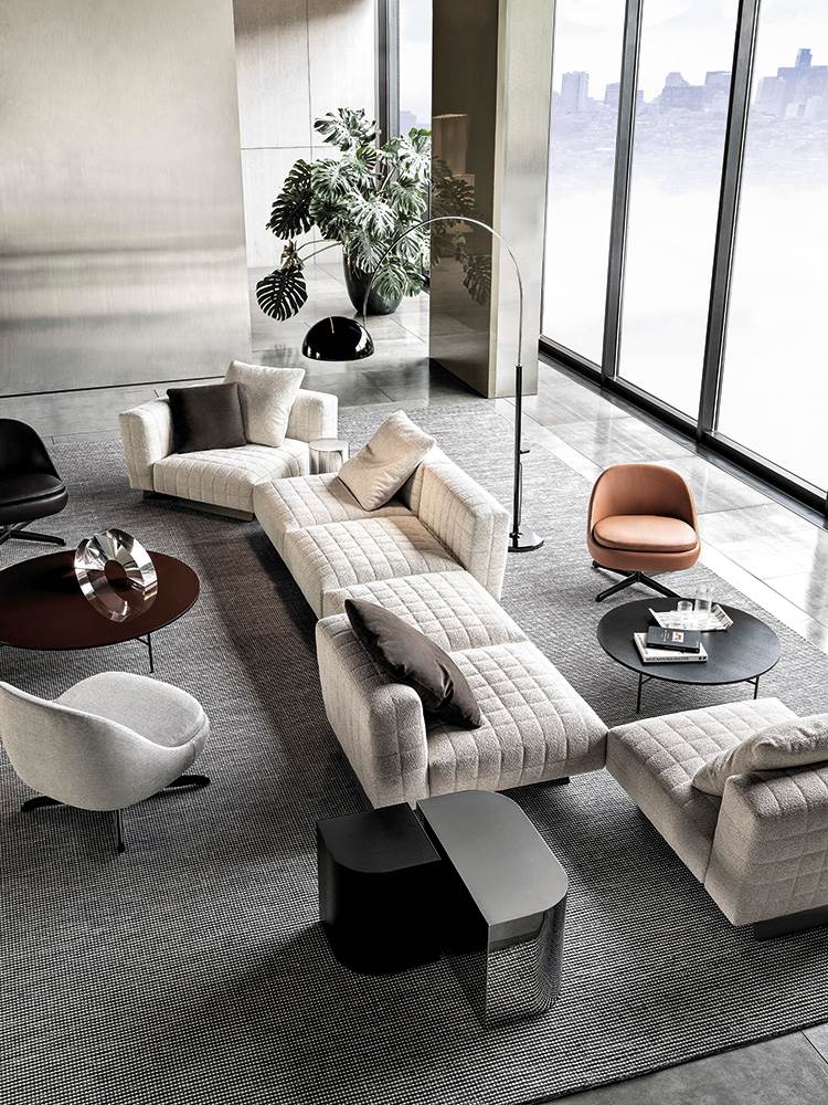 Minotti Диван Twiggy от Minotti — в интерьере