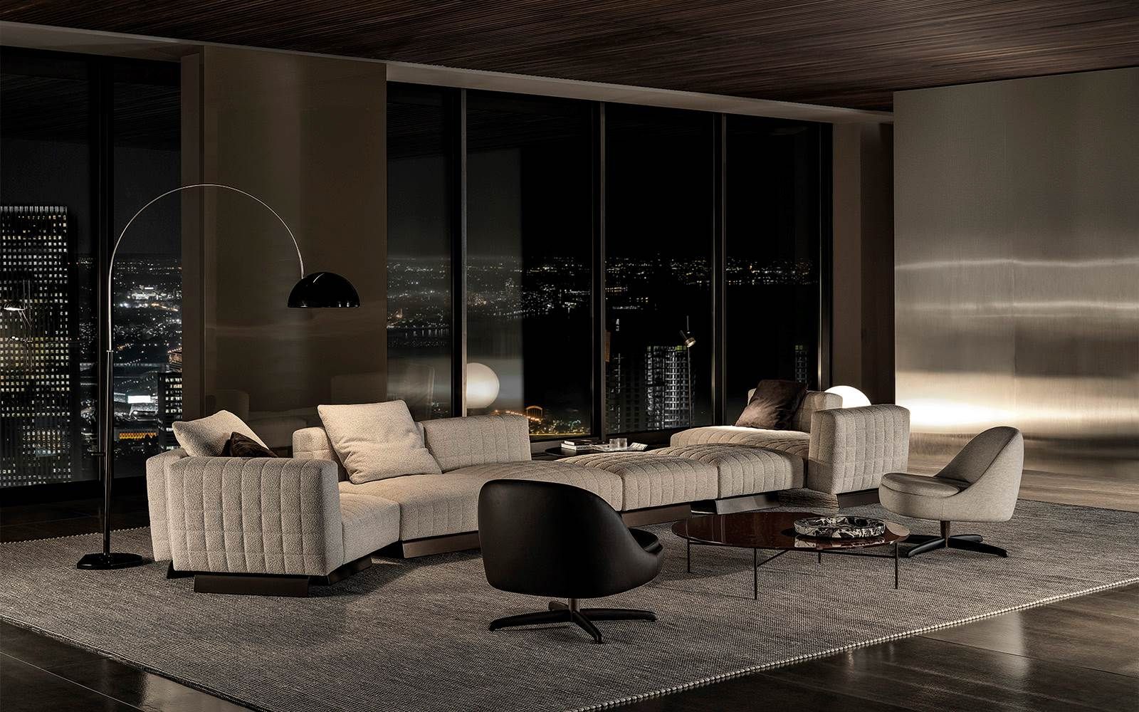 Minotti Диван Twiggy от Minotti — в интерьере
