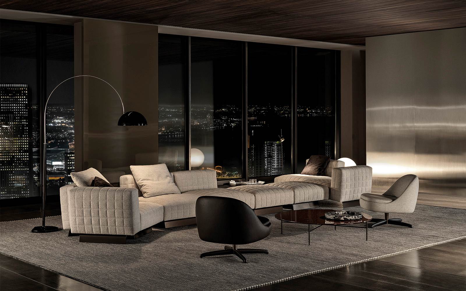 Minotti Диван Twiggy от Minotti — в интерьере
