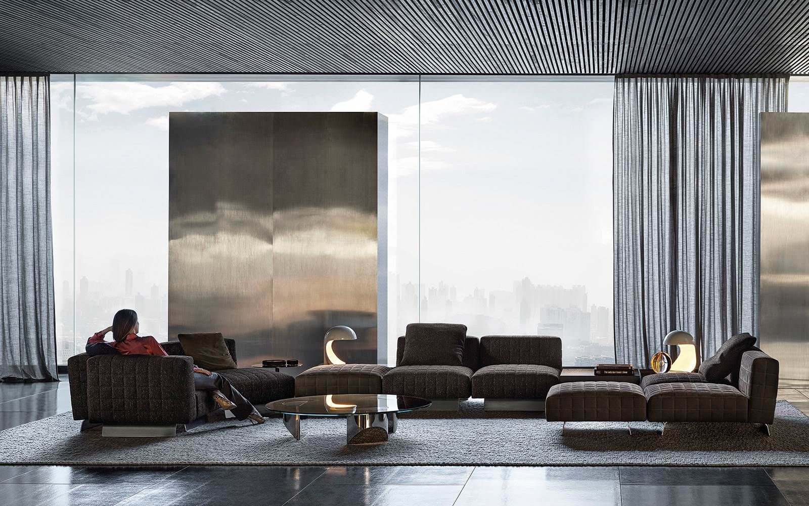 Minotti Диван Twiggy от Minotti — в интерьере