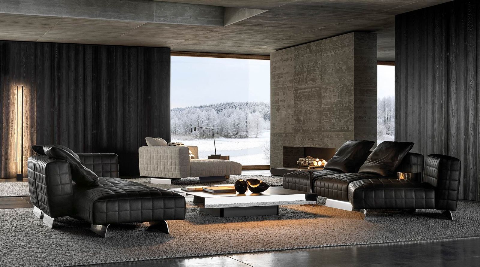 Minotti Диван Twiggy от Minotti — в интерьере