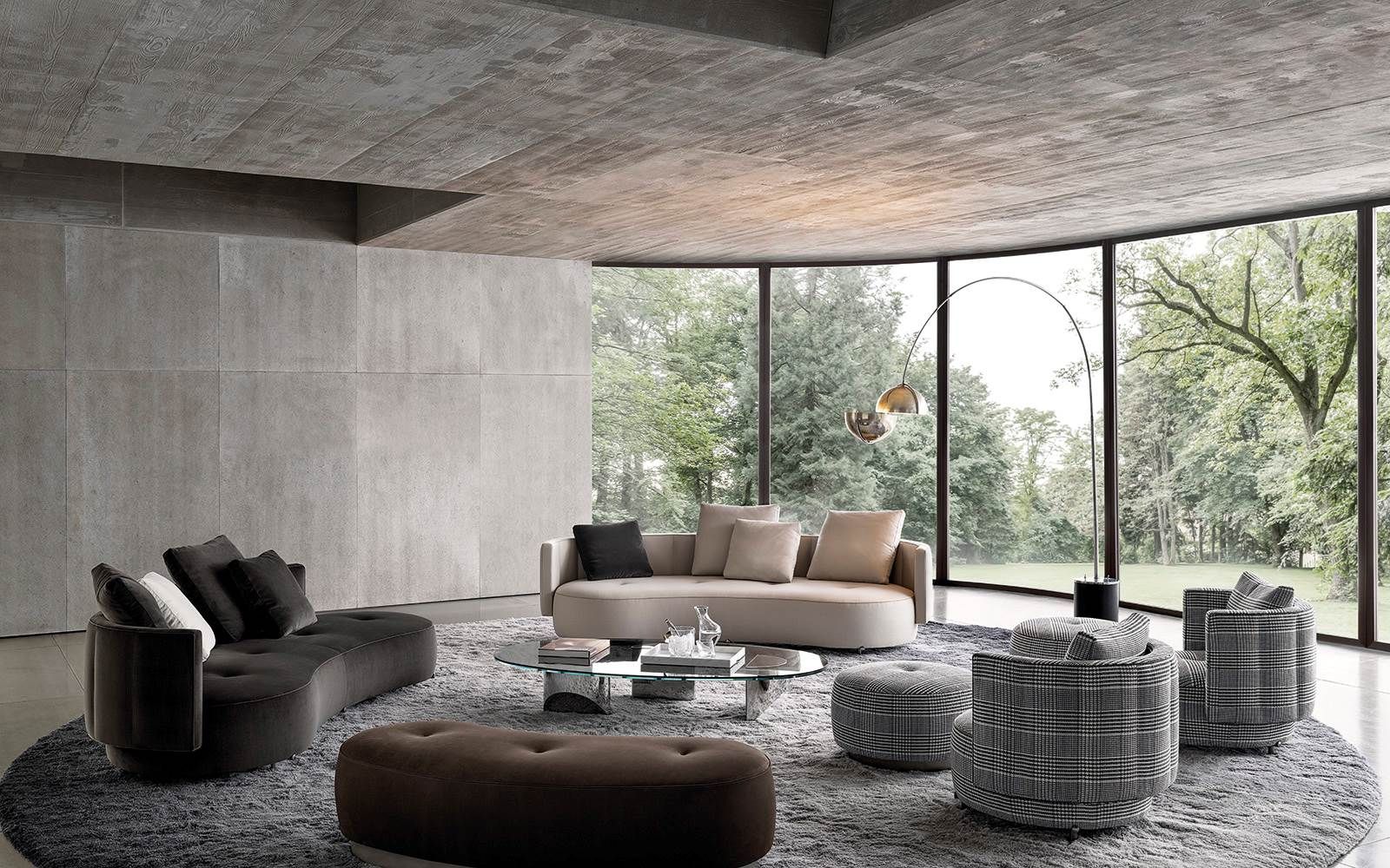 Minotti Диван Torii Bold от Minotti — в интерьере