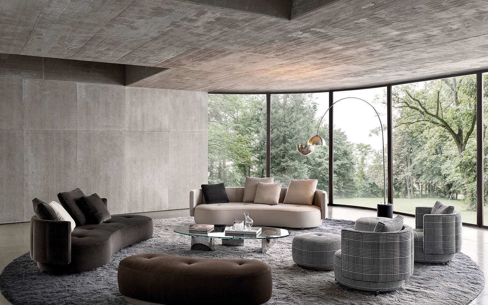 Minotti Диван Torii Bold от Minotti — в интерьере