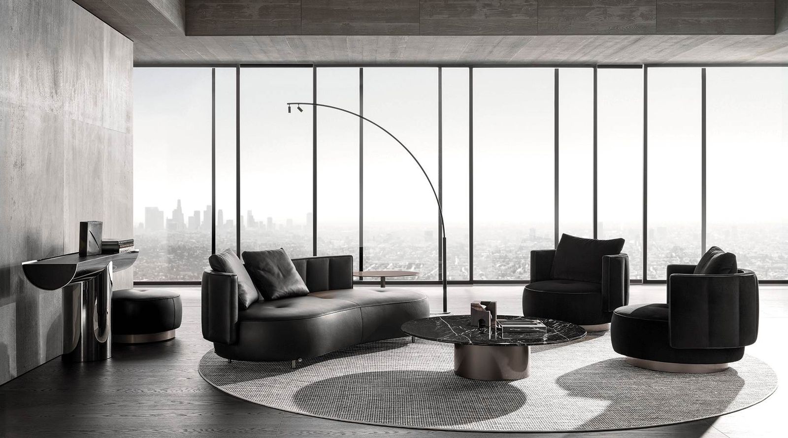 Minotti Диван Torii Bold от Minotti — в интерьере