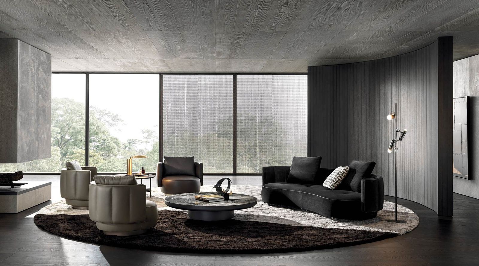 Minotti Диван Torii Bold от Minotti — в интерьере