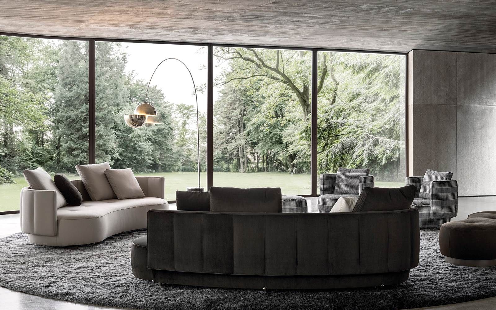 Minotti Диван Torii Bold от Minotti — в интерьере