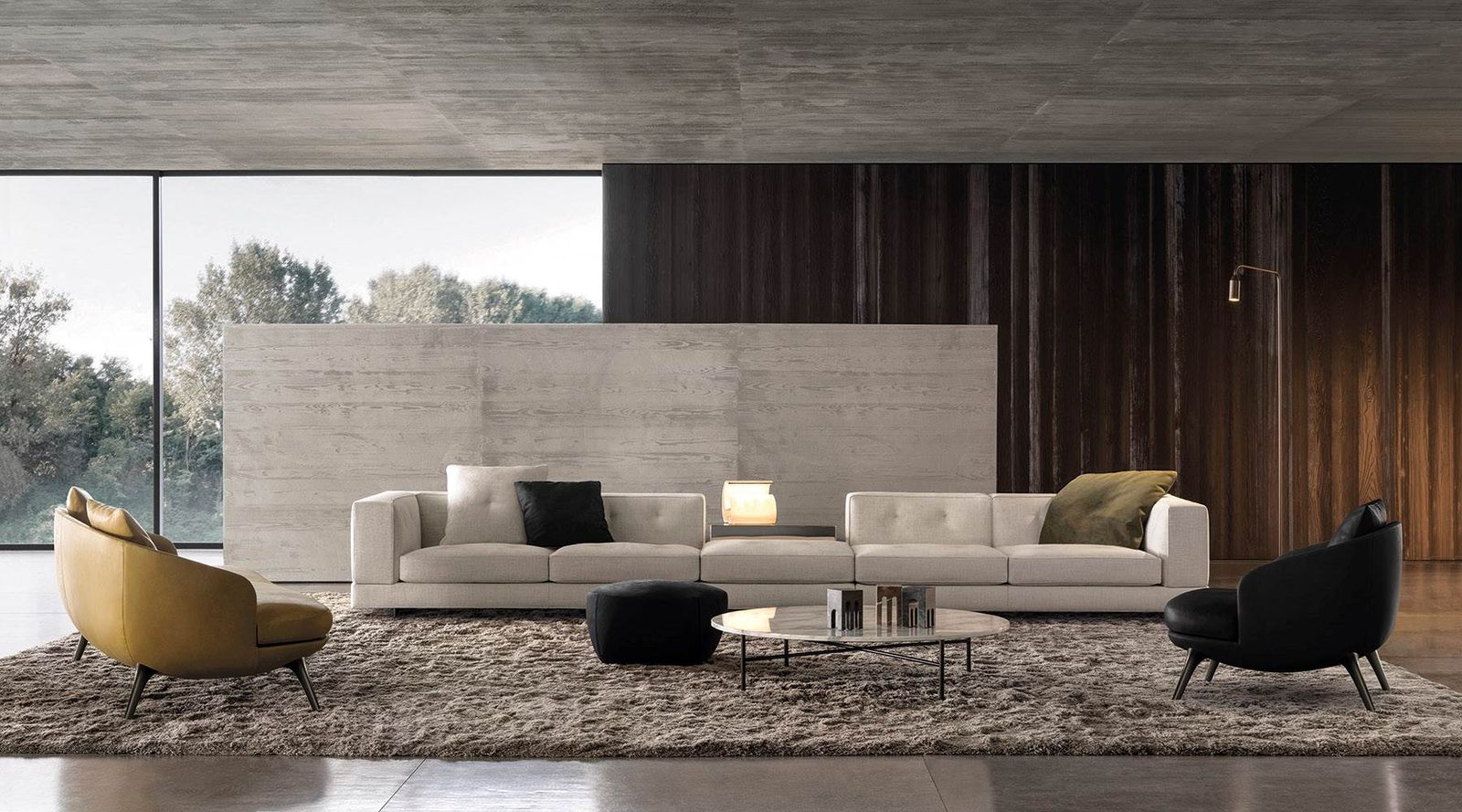 Minotti Диван Dylan Low от Minotti — в интерьере
