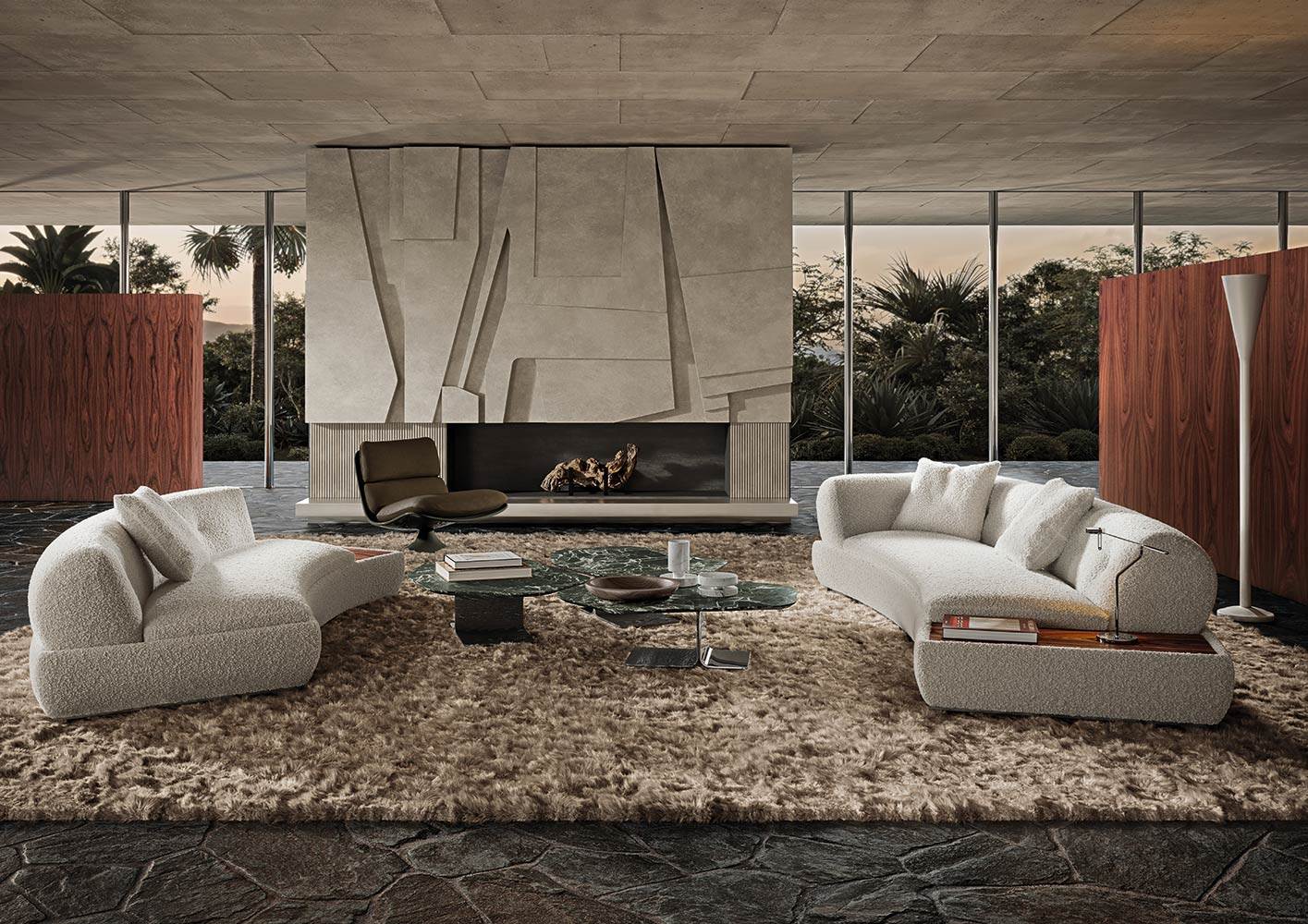 Minotti Диван Supermoon от Minotti — в интерьере