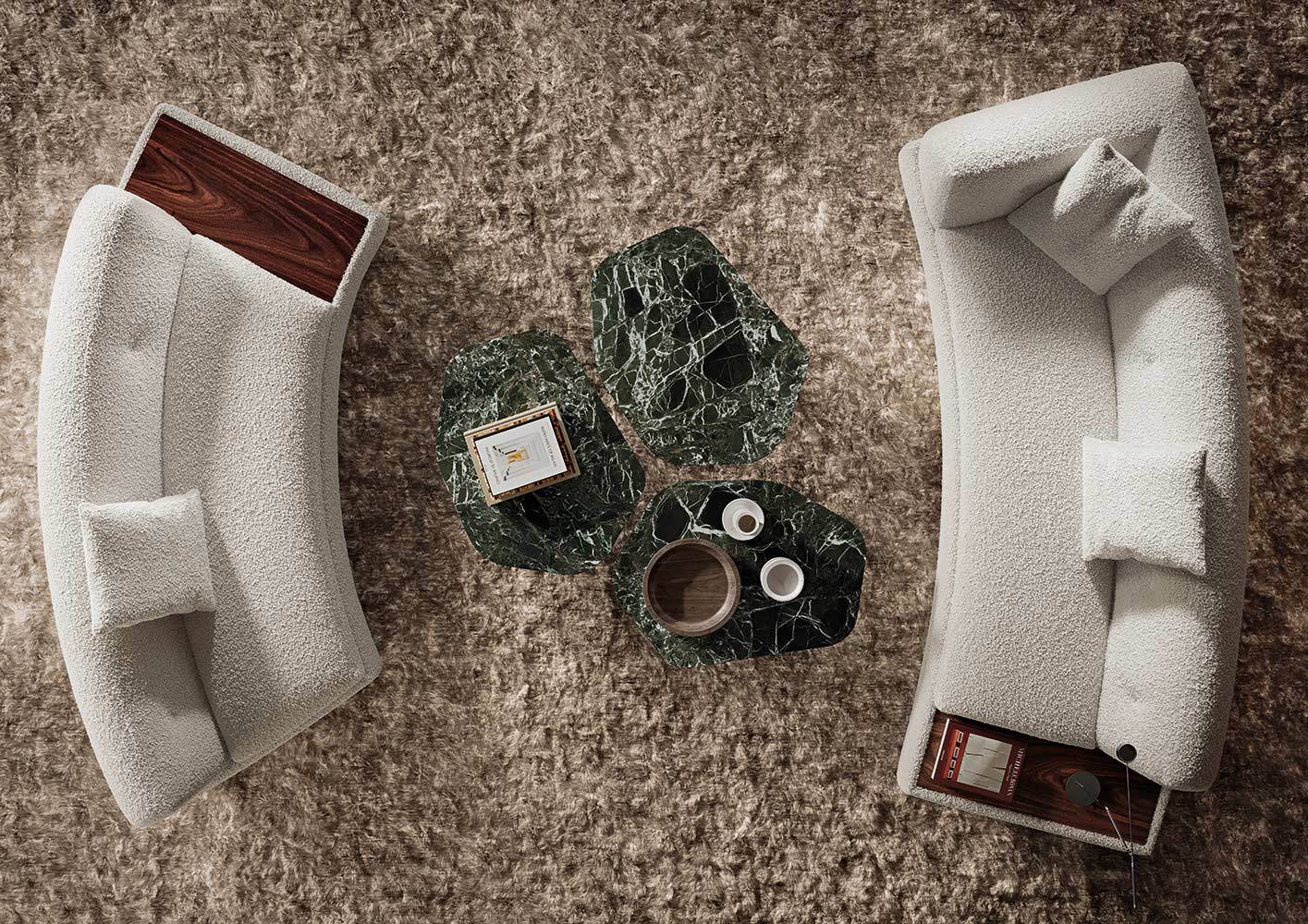 Minotti Диван Supermoon от Minotti — в интерьере