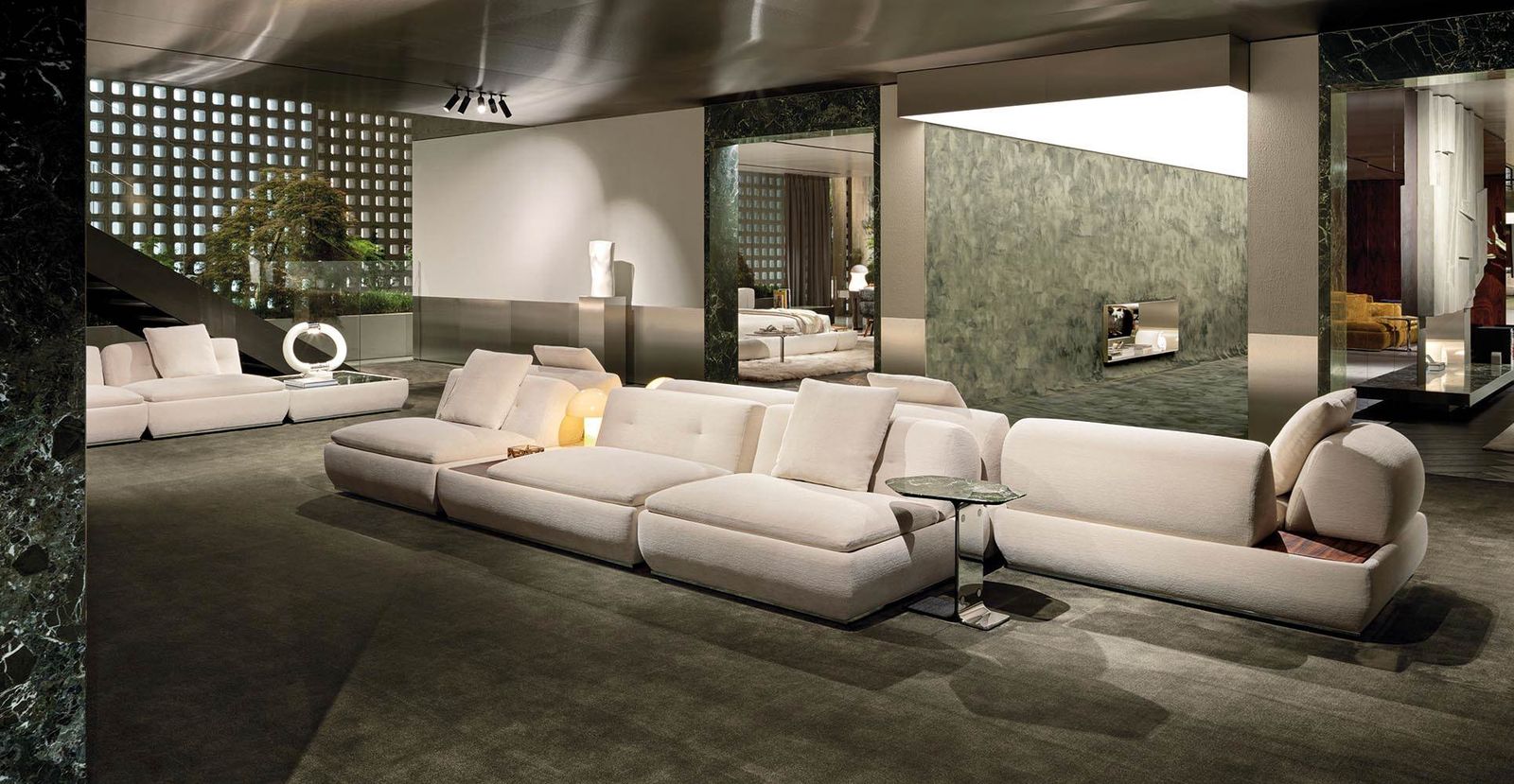 Minotti Диван Supermoon от Minotti — в интерьере