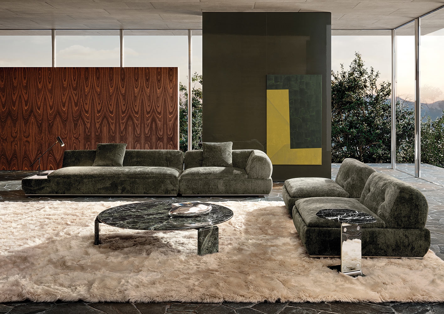 Minotti Диван Supermoon от Minotti — в интерьере