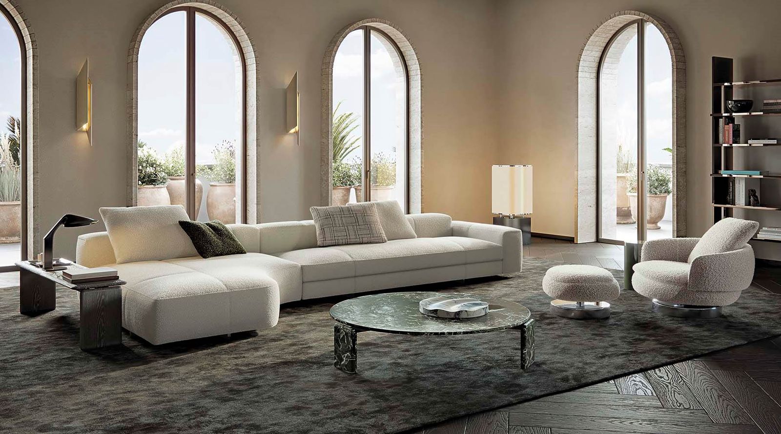 Minotti Диван Yves от Minotti — в интерьере