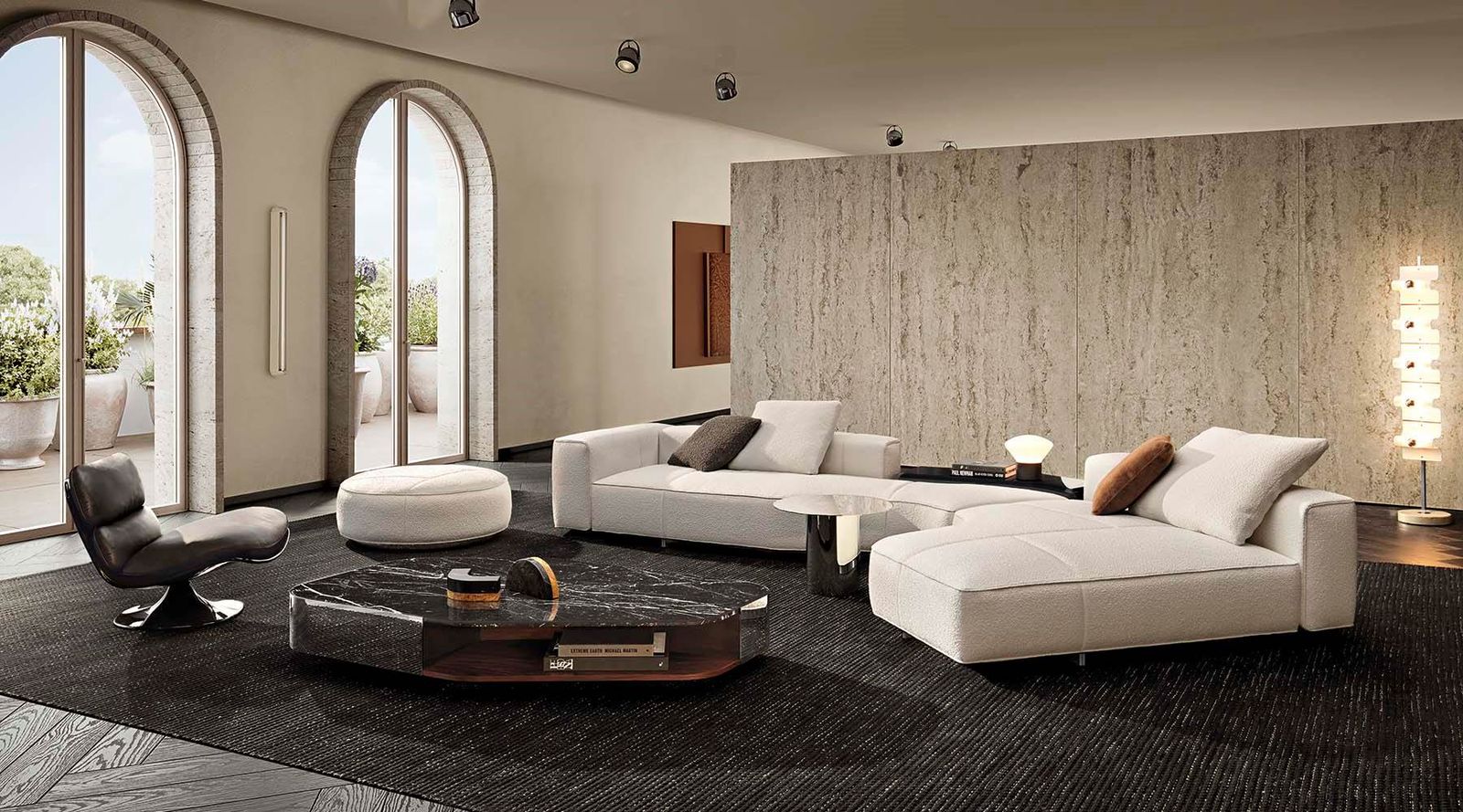Minotti Диван Yves от Minotti — в интерьере