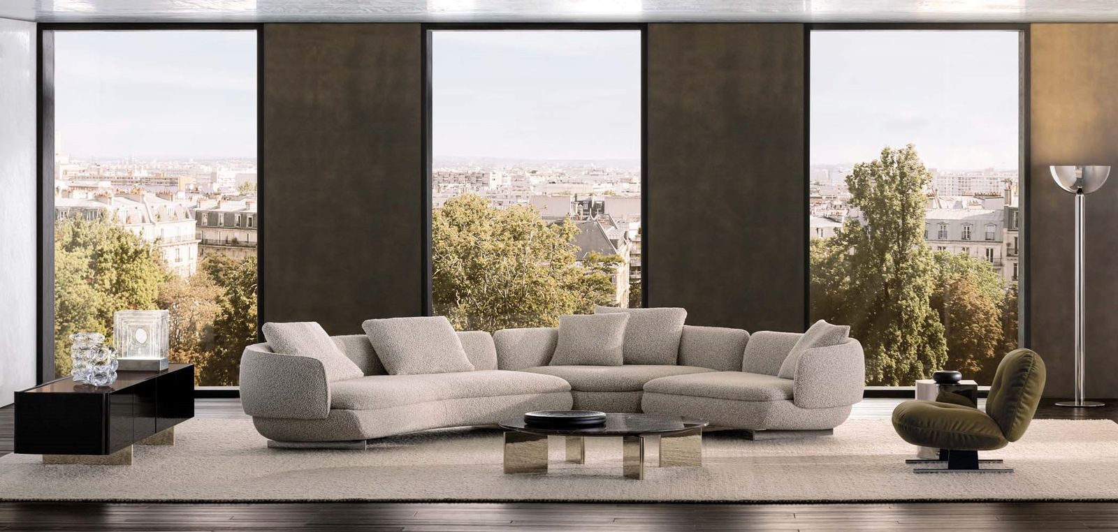 Minotti Диван Vivienne от Minotti — в интерьере