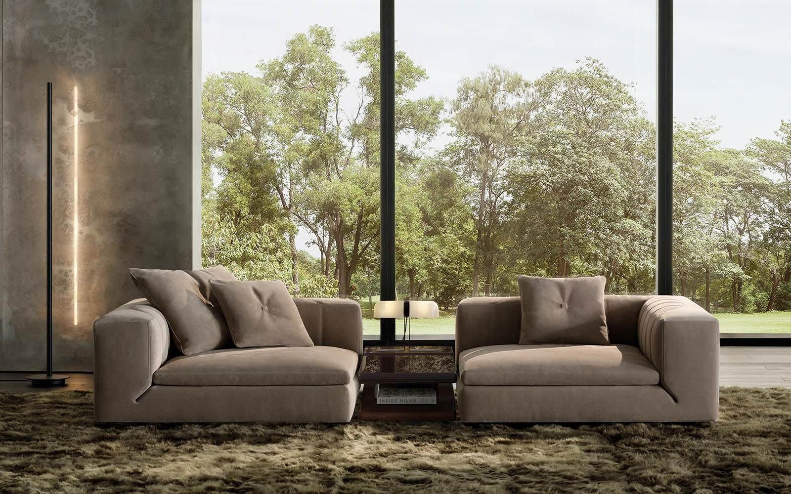 Minotti Диван Riley от Minotti — в интерьере