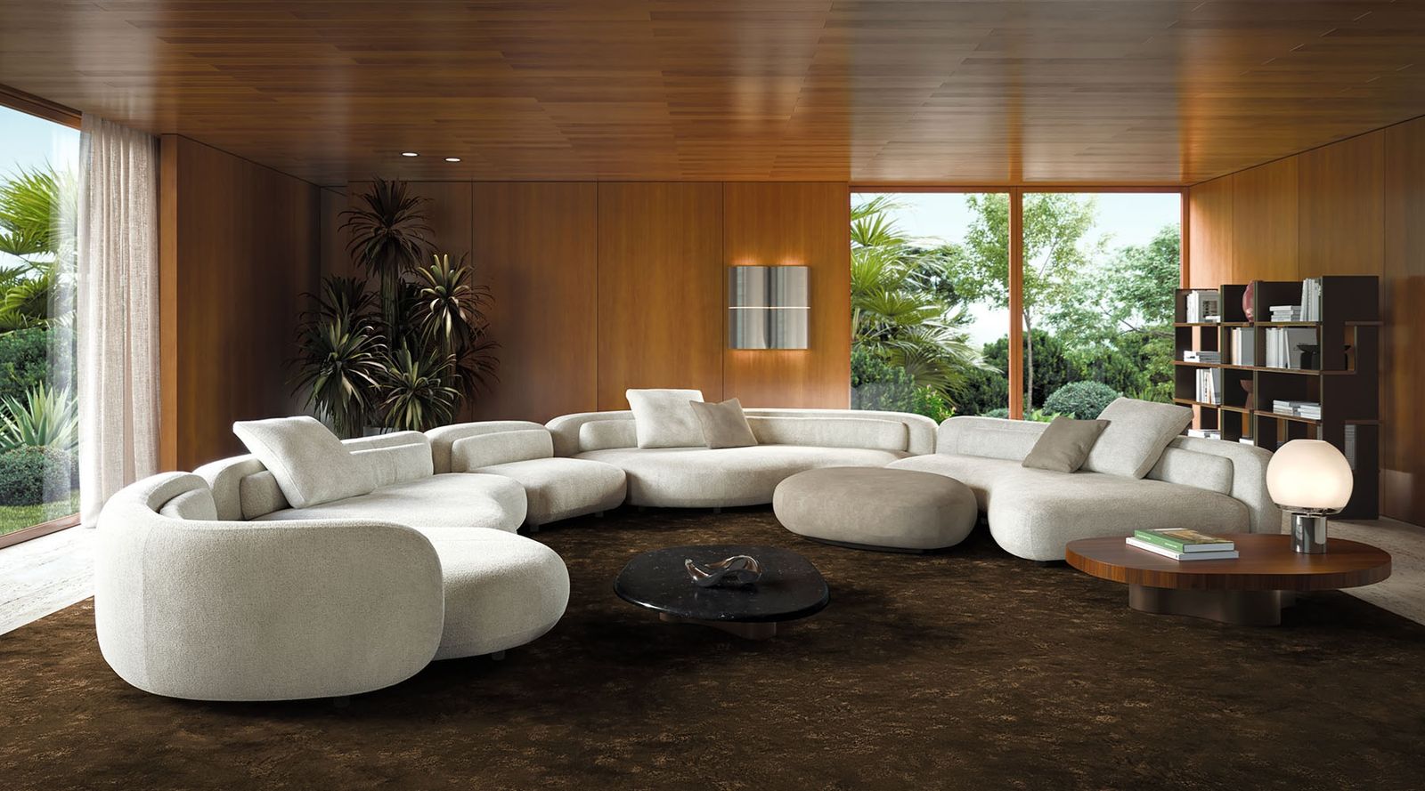 Minotti Диван Bezier от Minotti — в интерьере
