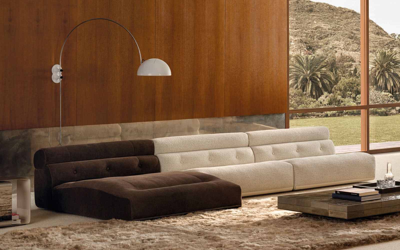 Minotti Диван Coupe от Minotti — в интерьере