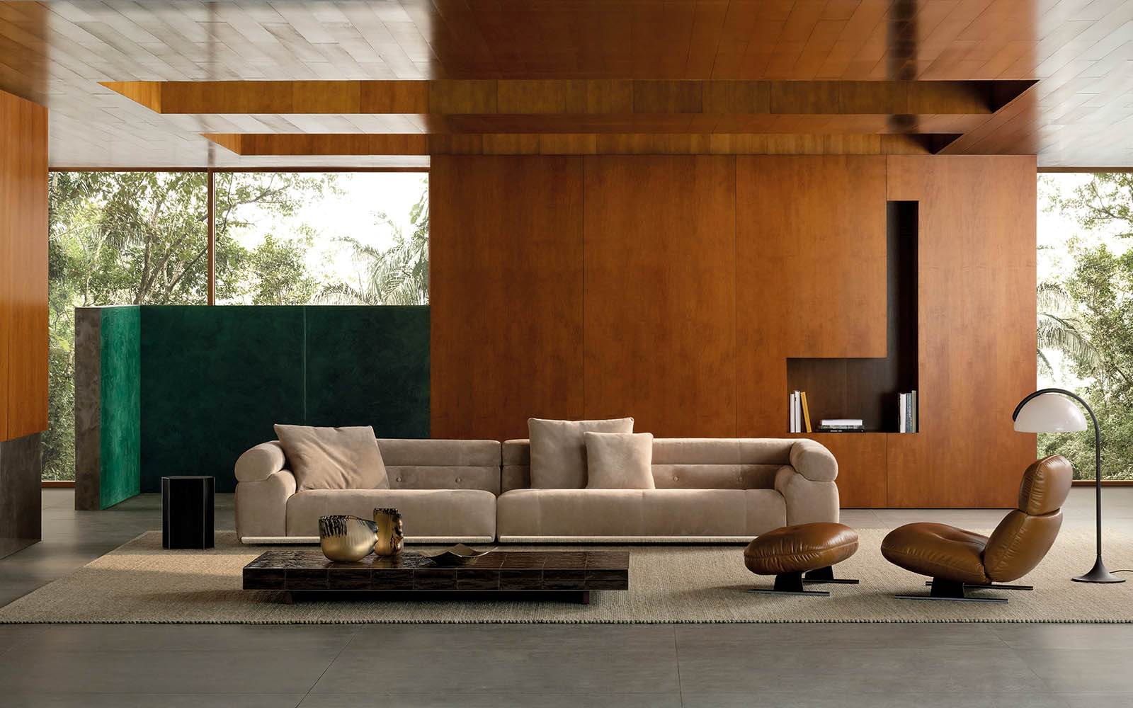 Minotti Диван Coupe от Minotti — в интерьере