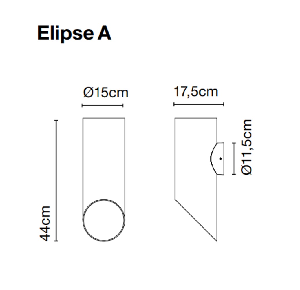 Marset Уличное бра Elipse от Marset