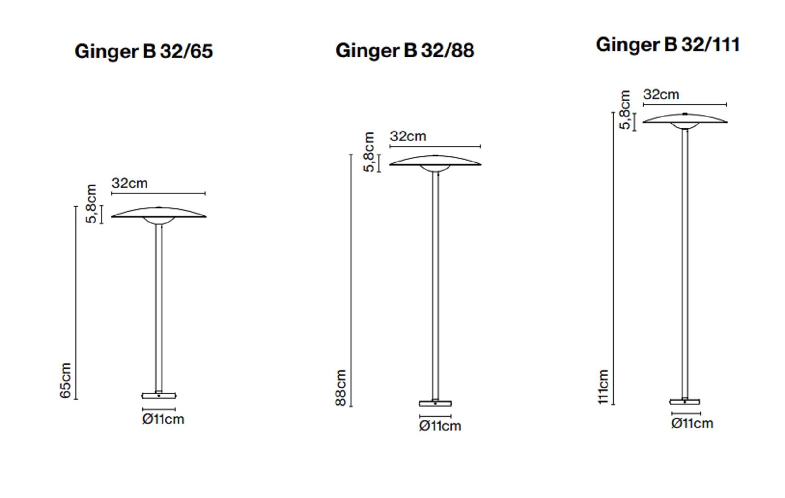 Marset Уличный напольный светильник Ginger от Marset