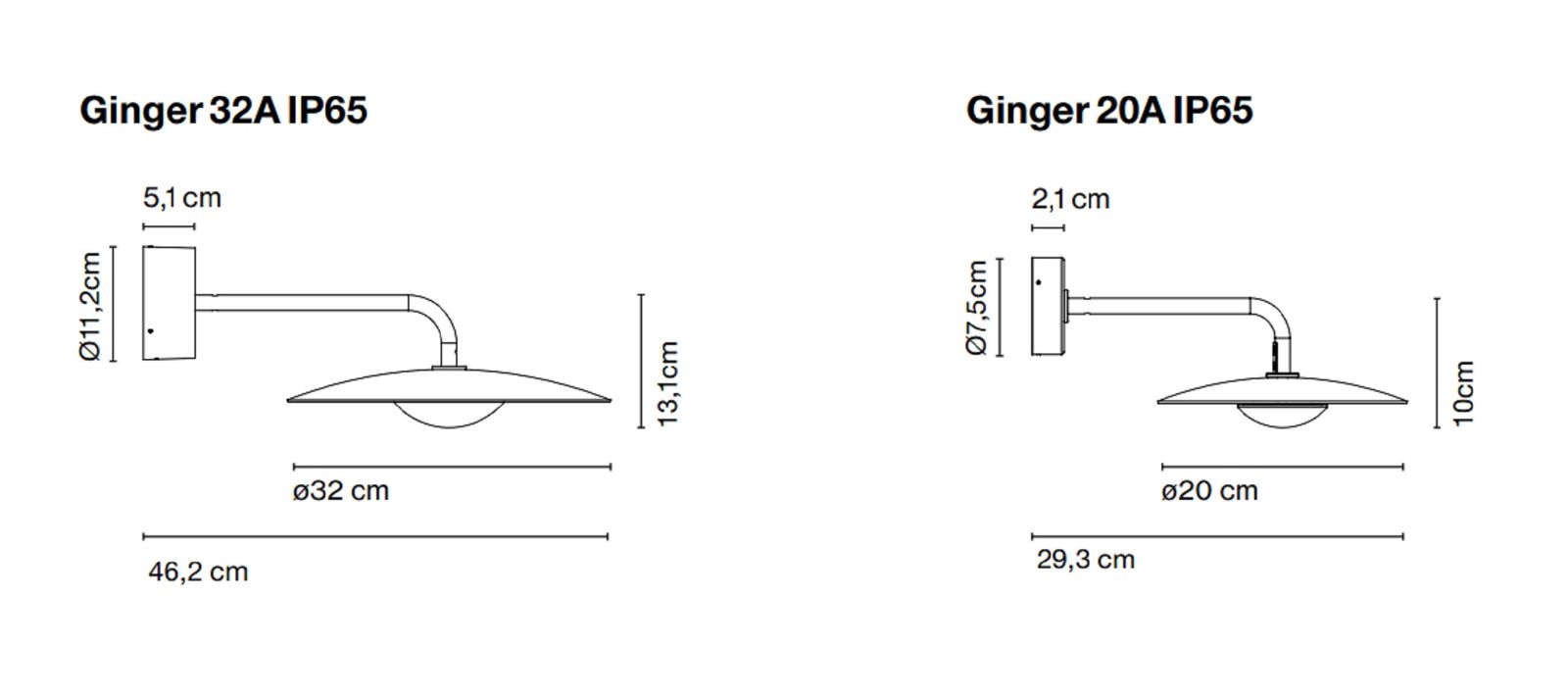 Marset Уличное бра Ginger от Marset