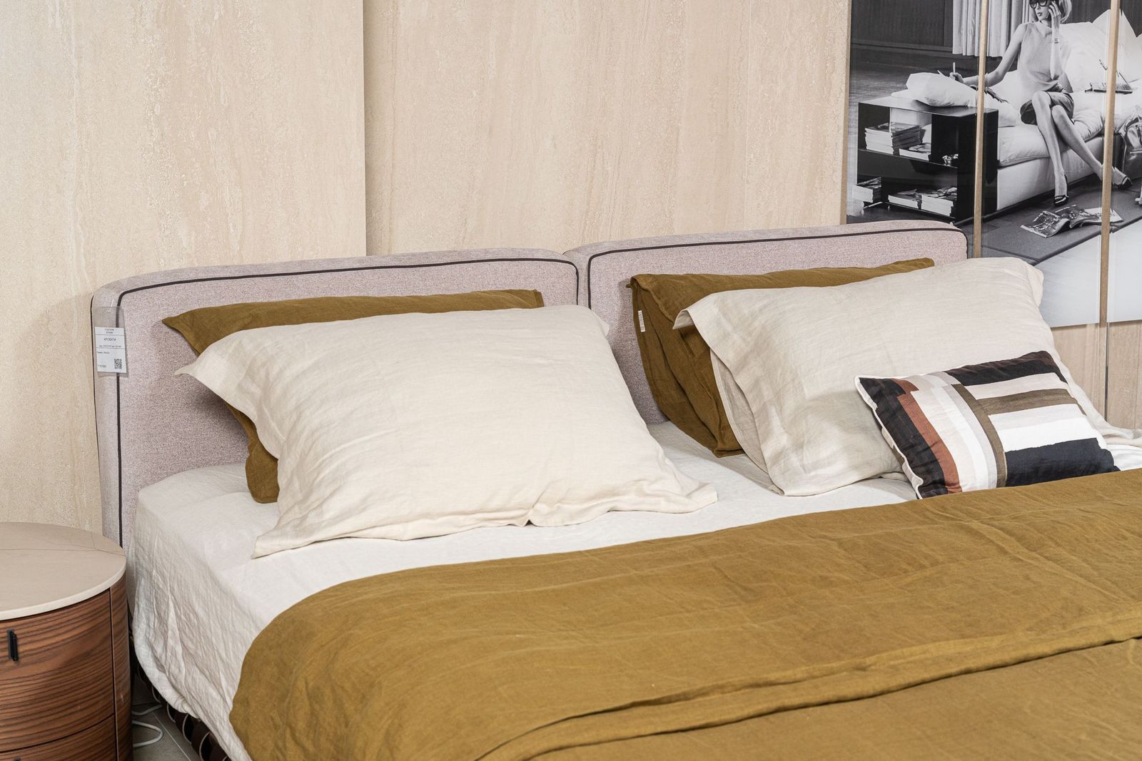 Flexform Кровать 180*200 Gregory от Flexform — в интерьере