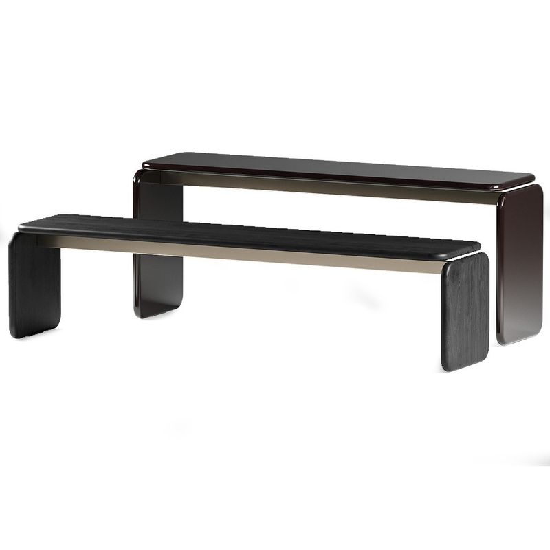 Minotti Консоль Drake Moka glossy от Minotti