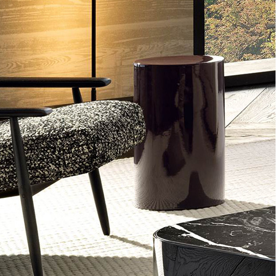 Minotti Журнальный столик Pilotis Moka от Minotti — в интерьере