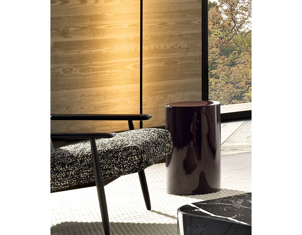Minotti Журнальный столик Pilotis Moka от Minotti — в интерьере