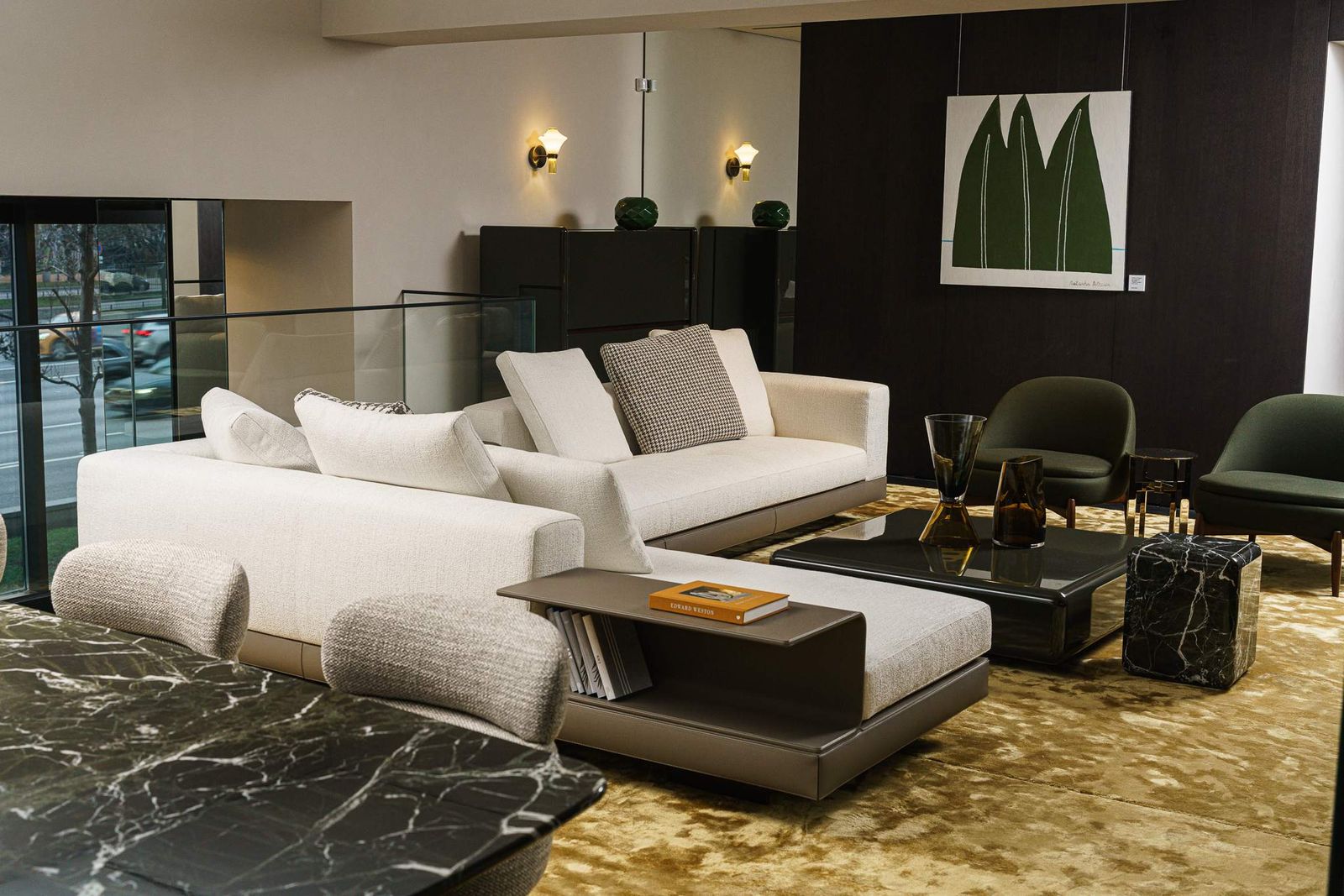 Minotti Диван угловой Connery от Minotti — в интерьере