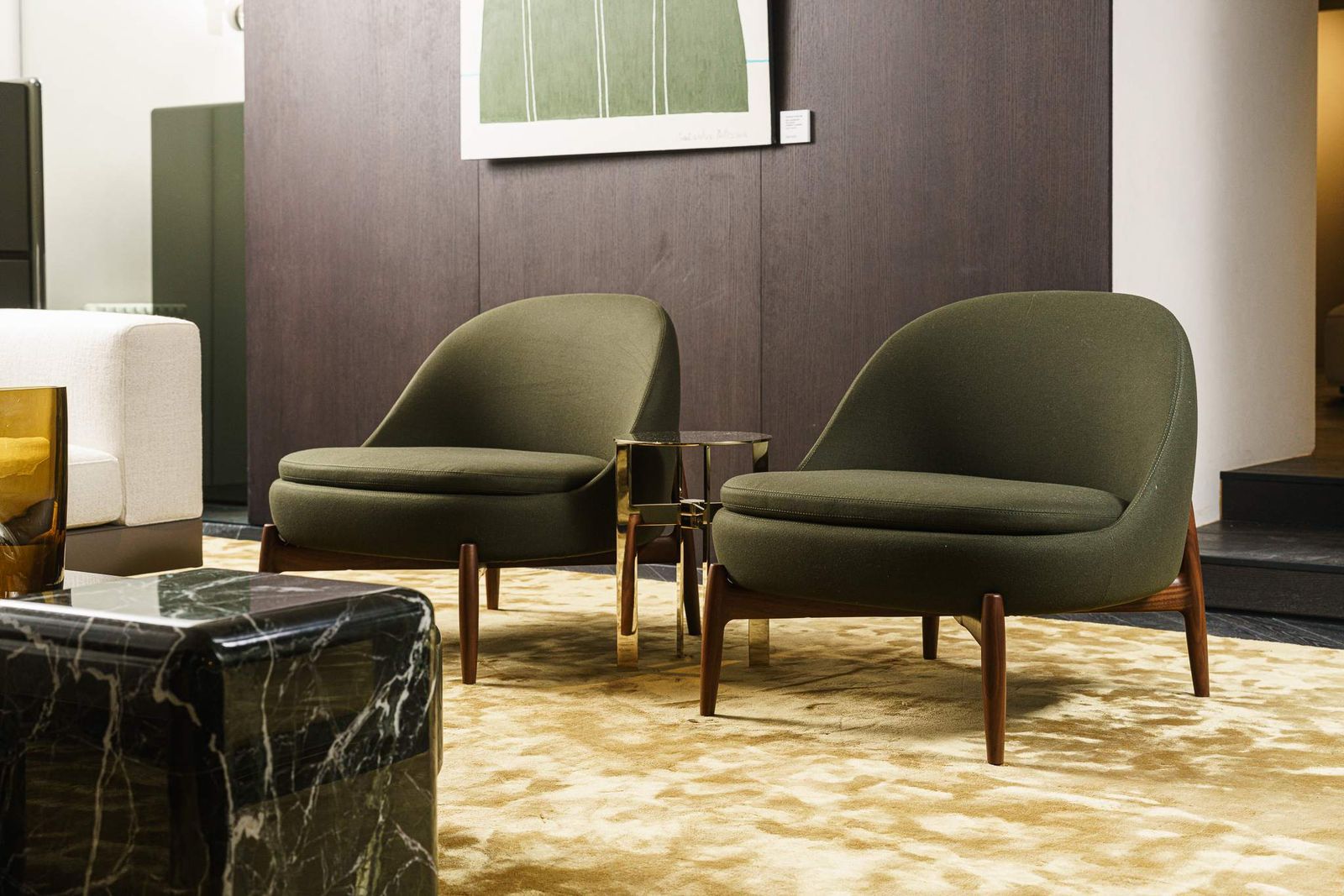 Minotti Кресло Sendai Fixed от Minotti — в интерьере