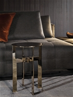 Minotti Журнальный столик Ellis Light gold от Minotti — в интерьере