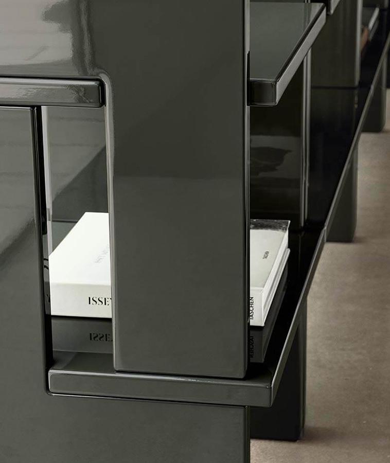 Minotti Стеллаж/библиотека Zoe 60 Moss от Minotti — в интерьере