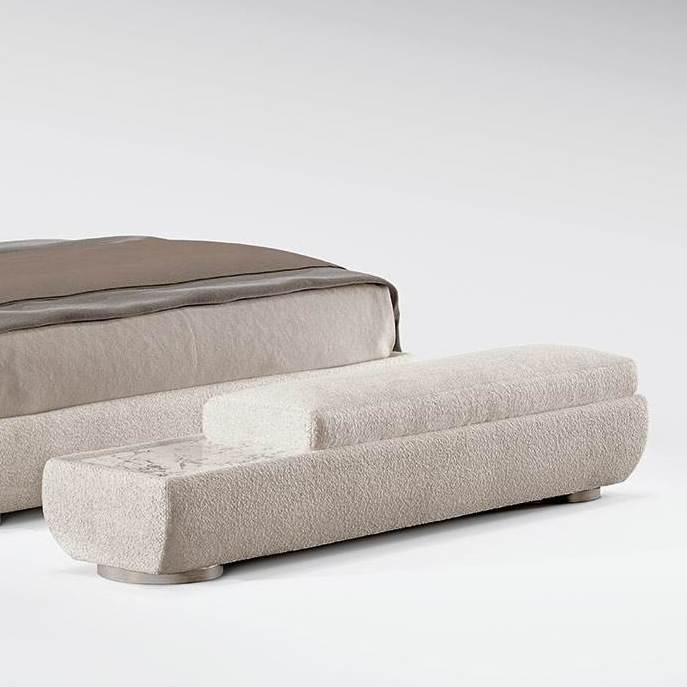 Minotti Банкетка Supermoon Teddy Sabbia от Minotti — в интерьере