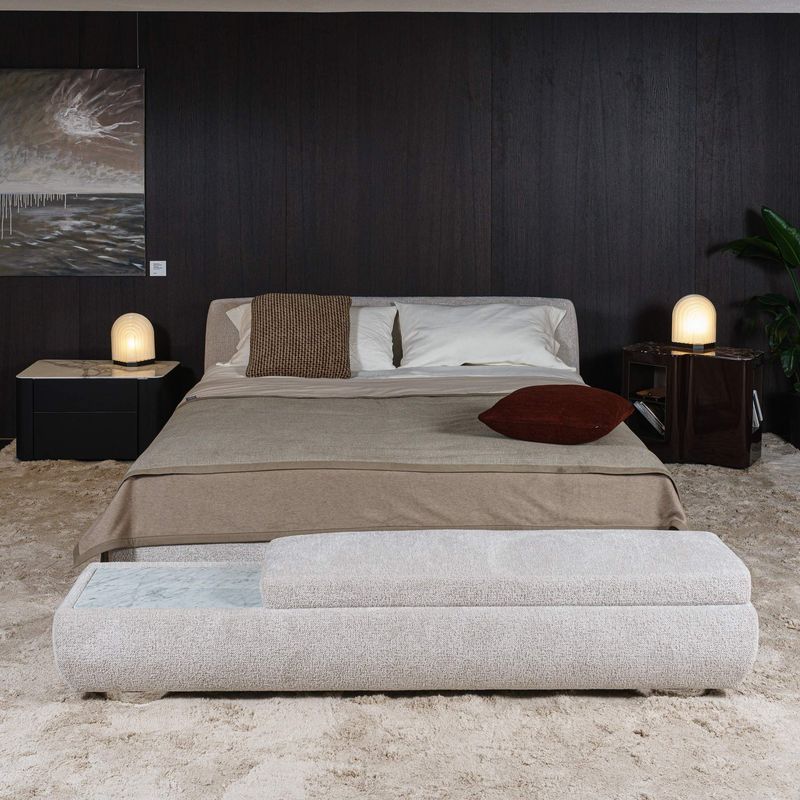 Minotti Банкетка Supermoon Teddy Sabbia от Minotti — в интерьере