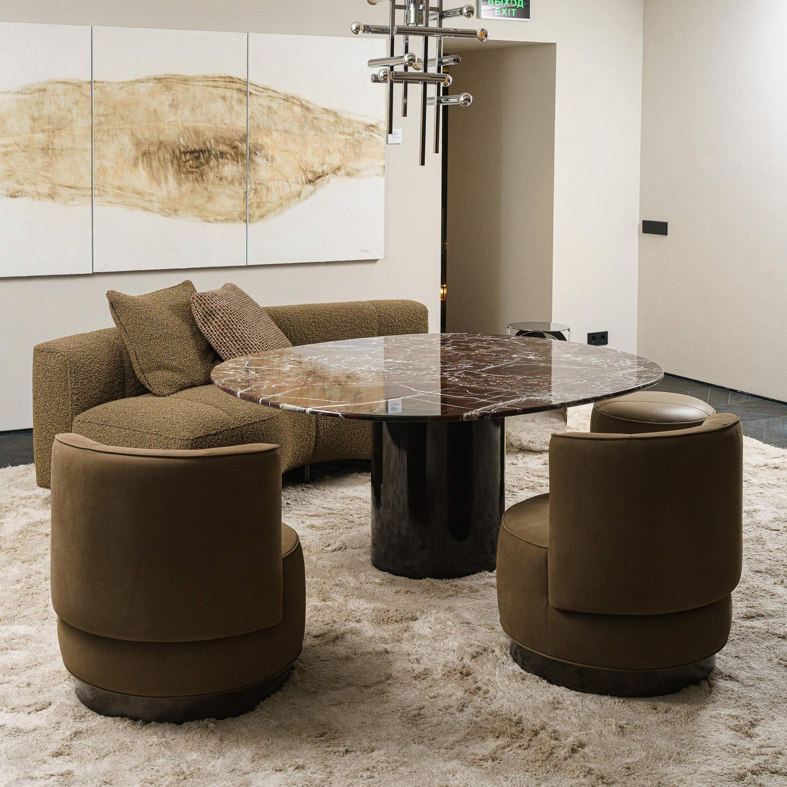 Minotti Столик Lounge h65 см Rayan от Minotti — в интерьере