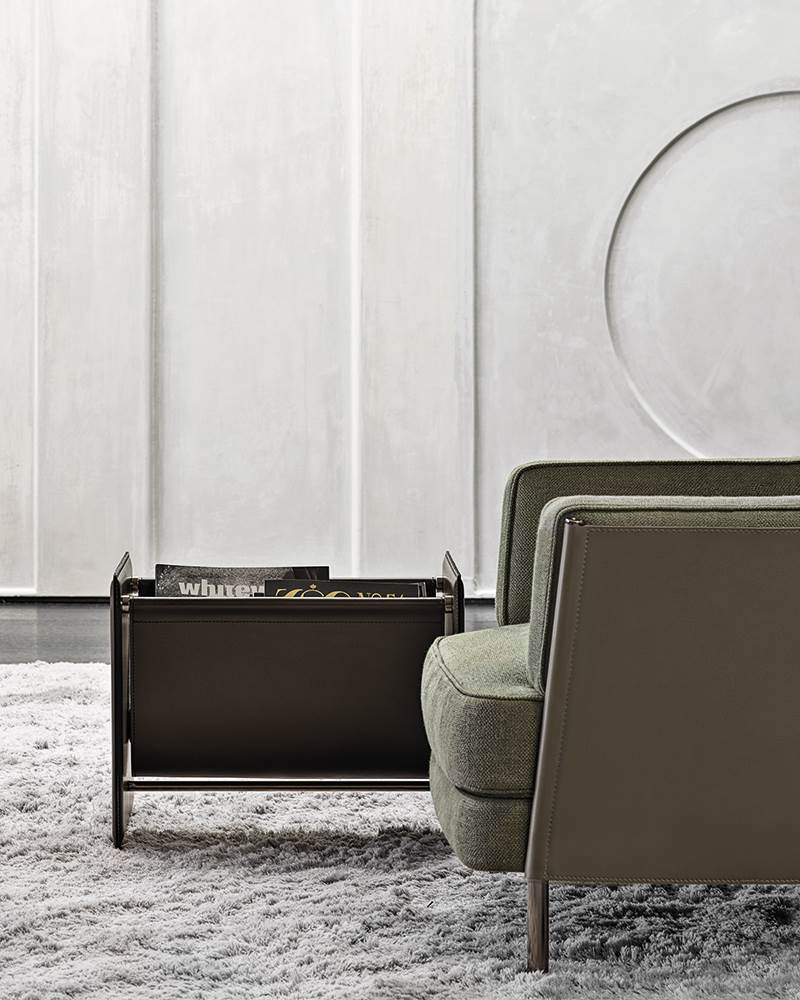 Minotti Газетница Side Black от Minotti — в интерьере