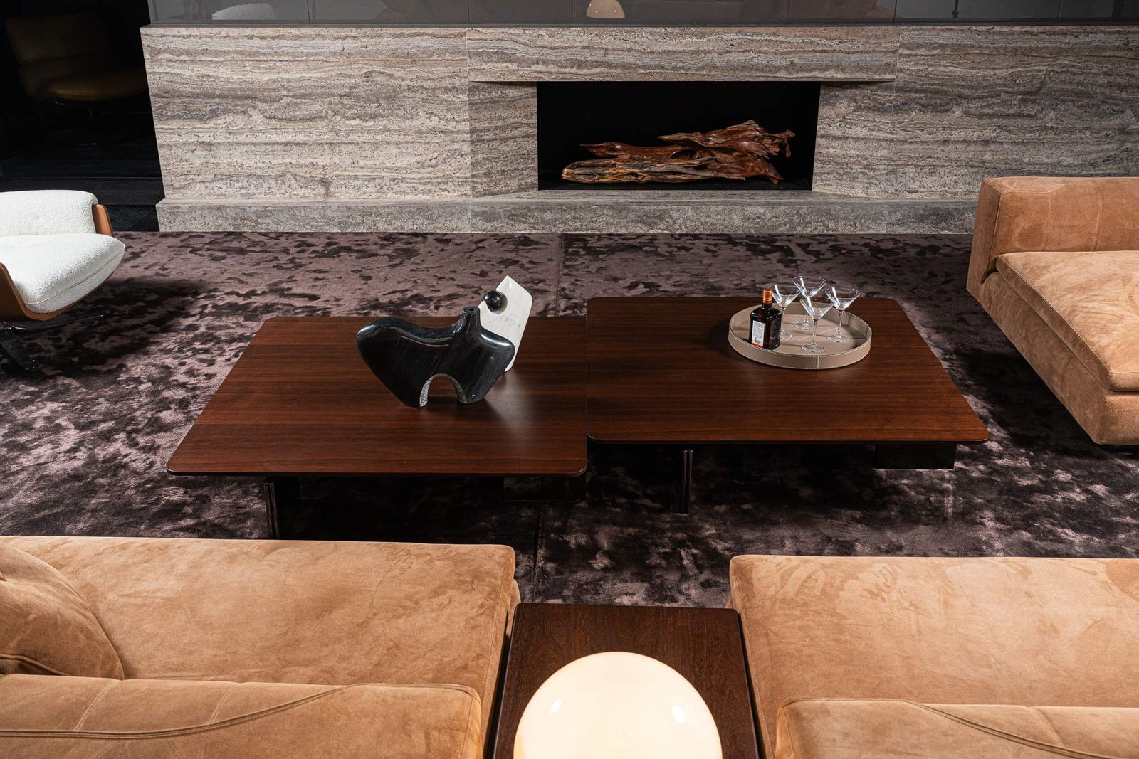 Minotti Большой модульный диван Riley от Minotti — в интерьере