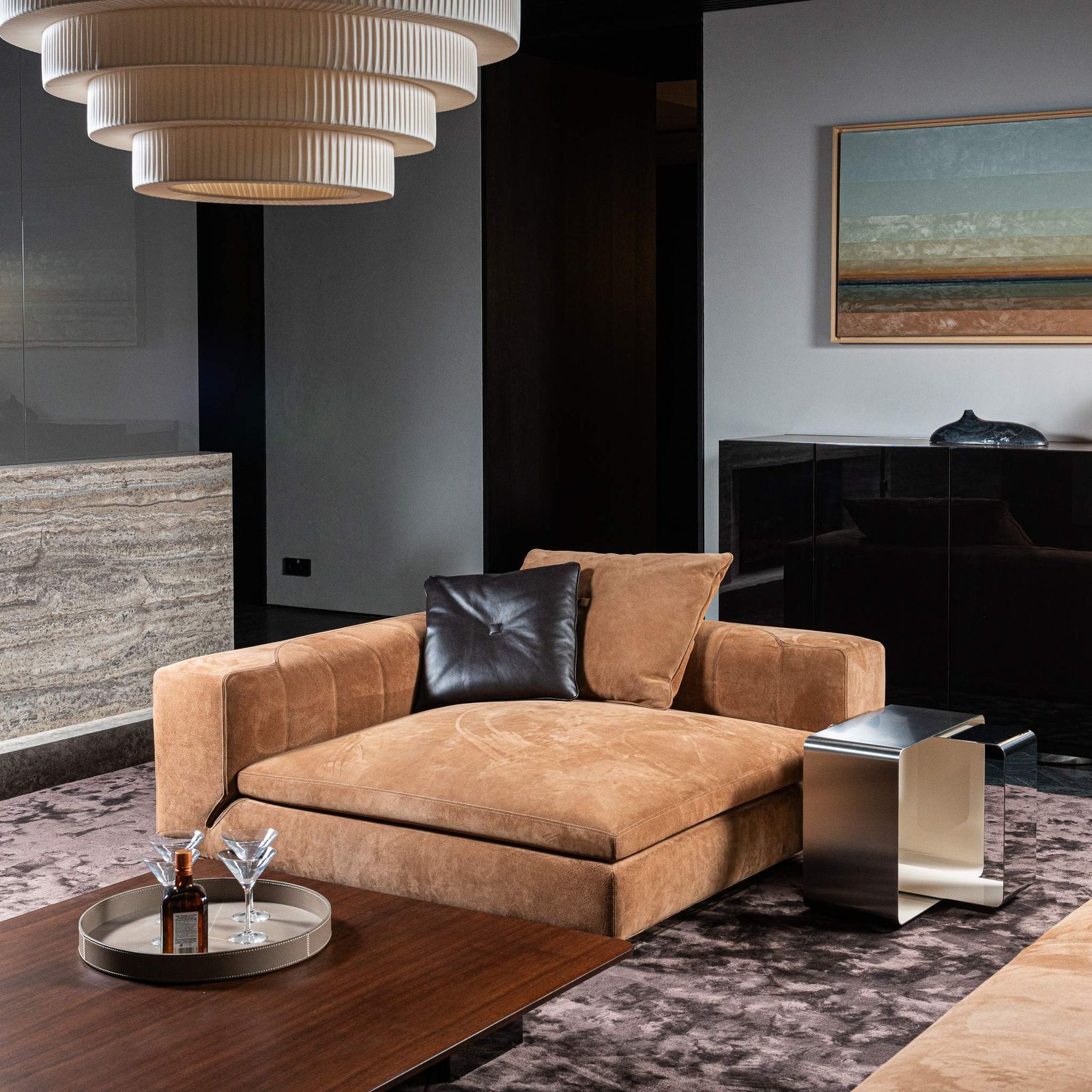 Minotti Лежанка Riley от Minotti — в интерьере