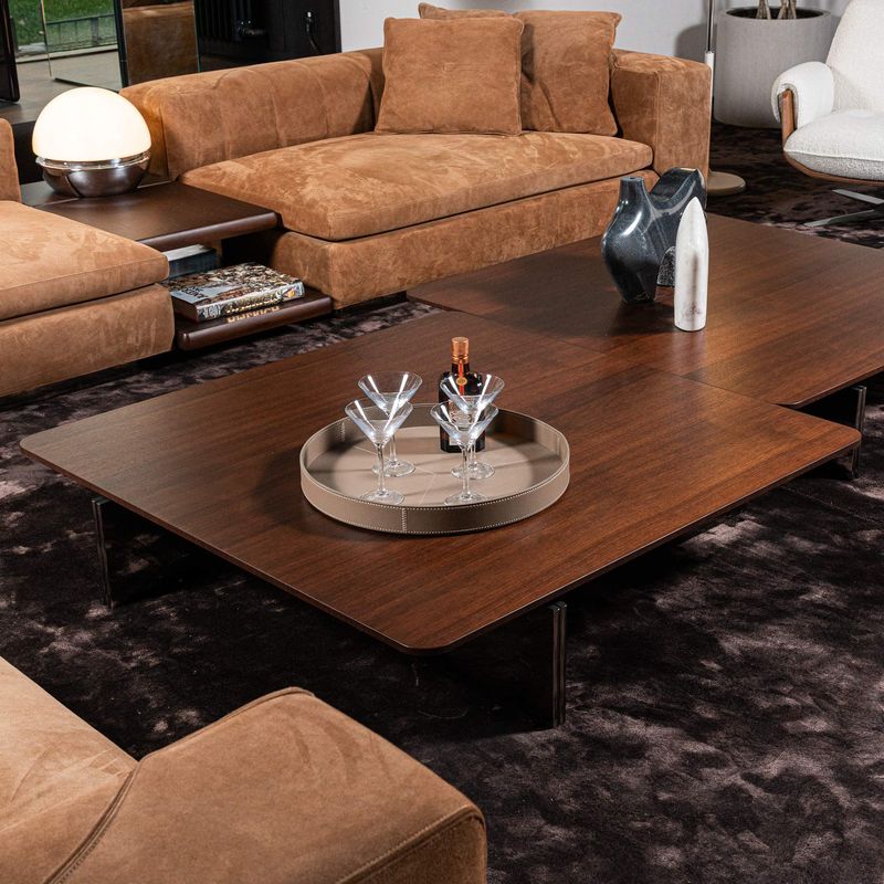 Minotti Журнальный столик Yves Noce Canaletto top от Minotti — в интерьере