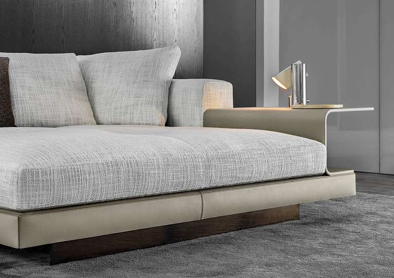 Minotti Диван двухмодульный Connery Double Ghiaccio от Minotti — в интерьере