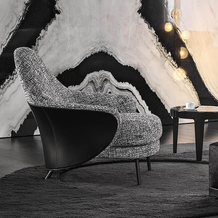 Minotti Кресло Angie Chantal Cenere от Minotti — в интерьере