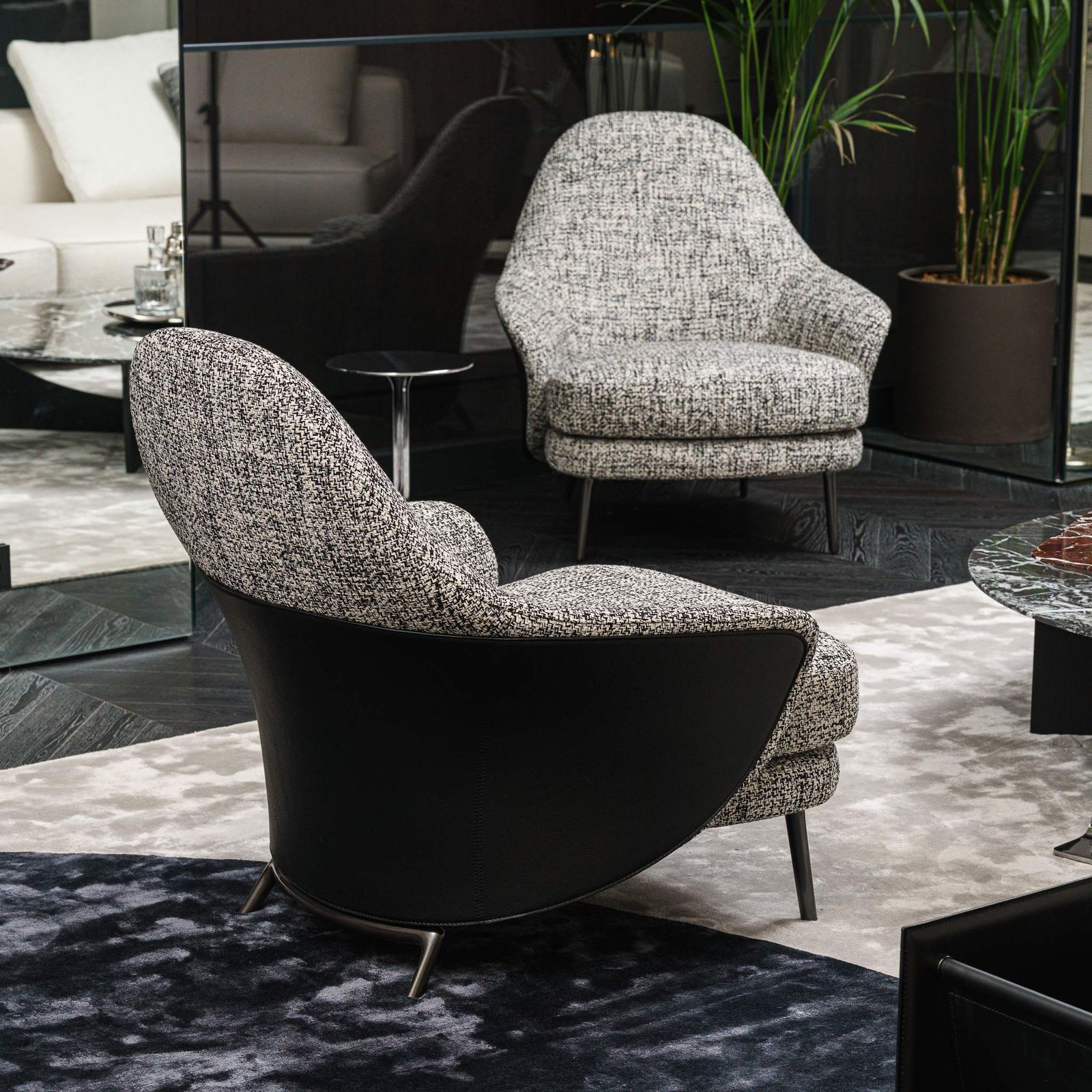 Minotti Кресло Angie Chantal Cenere от Minotti — в интерьере