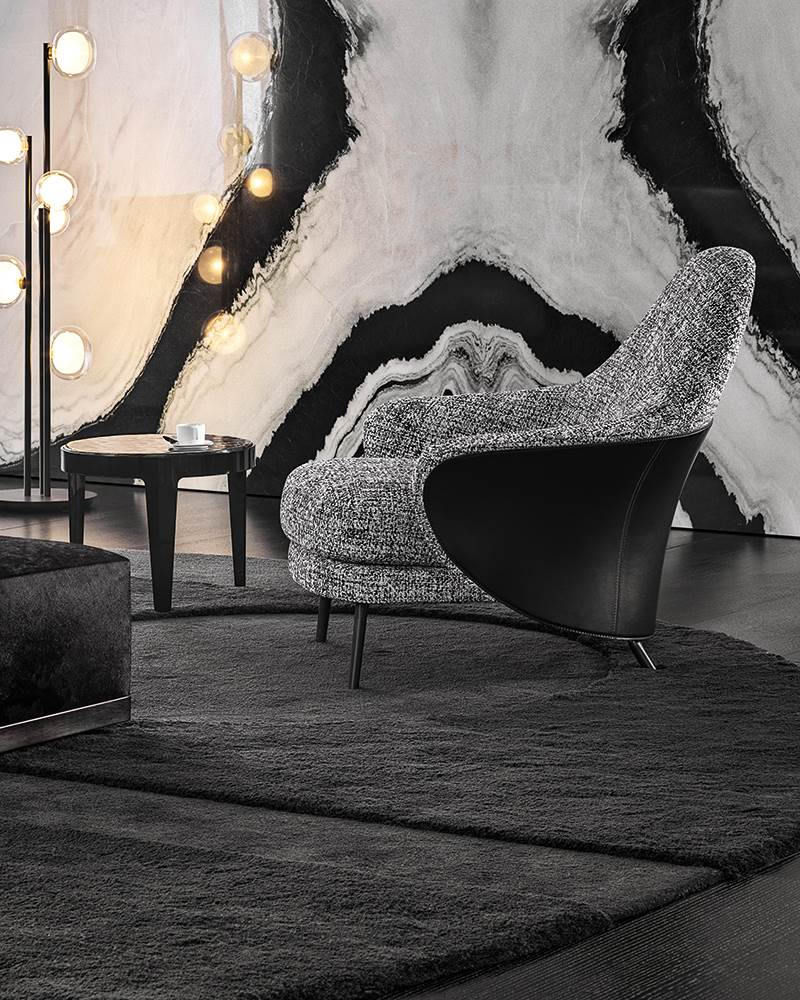 Minotti Кресло Angie Chantal Cenere от Minotti — в интерьере