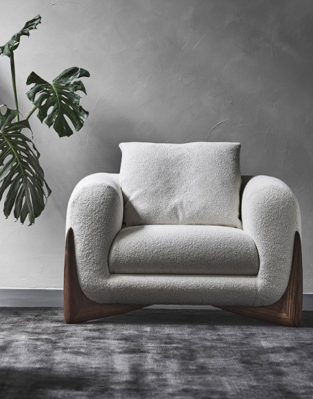 Porada Кресло Softbay Zante33/Canaletto walnut от Porada — в интерьере
