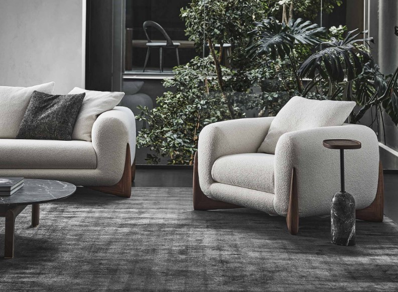 Porada Кресло Softbay Zante33/Canaletto walnut от Porada — в интерьере