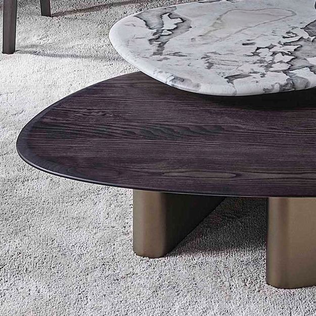 Porada Журнальный столик Callisto Frassino Tinto Grigio от Porada — в интерьере