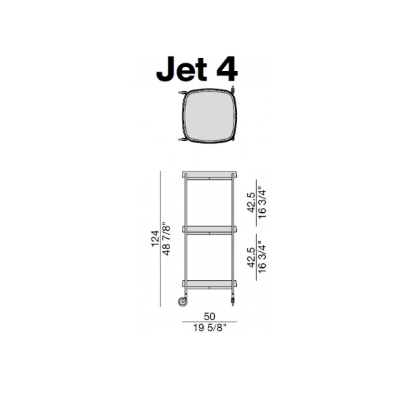 Porada Журнальный столик Jet 4 от Porada